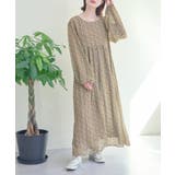 2WAY花柄ボリュームスリーブロングワンピース | PAL GROUP OUTLET | 詳細画像17
