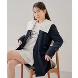 NVY | 【Chico】取り外しセーラーBIGカラーオーバーJKT | PAL GROUP OUTLET