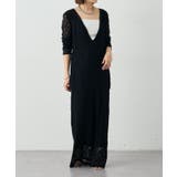 BLK | 【SHENERY】2WAYレースマキシドレス | PAL GROUP OUTLET