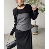 GRAY | 【CAPRICIEUX LE'MAGE】バックリボンベアビスチェ | PAL GROUP OUTLET