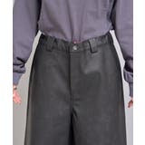 ワッペンロゴフェイクレザーハーフショーツ | PAL GROUP OUTLET | 詳細画像16