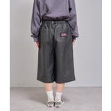ワッペンロゴフェイクレザーハーフショーツ | PAL GROUP OUTLET | 詳細画像8