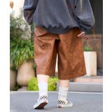 ワッペンロゴフェイクレザーハーフショーツ | PAL GROUP OUTLET | 詳細画像24