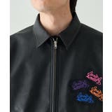 ワッペンロゴフェイクレザージャケット | PAL GROUP OUTLET | 詳細画像26