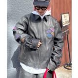 ワッペンロゴフェイクレザージャケット | PAL GROUP OUTLET | 詳細画像3
