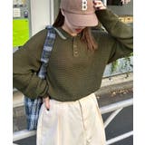 【Ciaopanic】メッシュラインニットポロシャツ | PAL GROUP OUTLET | 詳細画像1