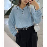 【Ciaopanic】メッシュラインニットポロシャツ | PAL GROUP OUTLET | 詳細画像16
