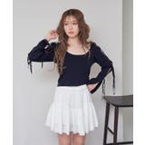 【RAY CASSIN】ラメ袖リボンニット | PAL GROUP OUTLET | 詳細画像14 
