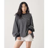 BLK/WHT | 【WHO'S WHO gallery】KOOKY'N ボーダーロンT | PAL GROUP OUTLET