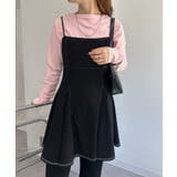 BLK | 【mystic】ステッチフレアキャミ | PAL GROUP OUTLET