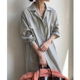 GY | 【DouDou】ストライプシャツドレス | PAL GROUP OUTLET
