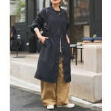 black | 【un dix cors】ナイロンドロストコート | PAL GROUP OUTLET