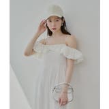 【Chico】2wayボリュームフリルオフショルコンビネゾン | PAL GROUP OUTLET | 詳細画像12
