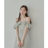 【Chico】2wayボリュームフリルオフショルコンビネゾン | PAL GROUP OUTLET | 詳細画像15