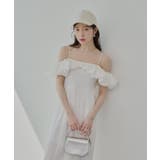 【Chico】2wayボリュームフリルオフショルコンビネゾン | PAL GROUP OUTLET | 詳細画像8
