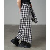 【RAY CASSIN】ネルチェックリメイク風SK | PAL GROUP OUTLET | 詳細画像10