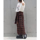 【RAY CASSIN】ネルチェックリメイク風SK | PAL GROUP OUTLET | 詳細画像18