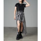 【RAY CASSIN】ネルチェックリメイク風SK | PAL GROUP OUTLET | 詳細画像6