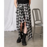 BLK | 【RAY CASSIN】ネルチェックリメイク風SK | PAL GROUP OUTLET