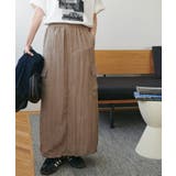 【Discoat】ワッシャーサテンカーゴスカート | PAL GROUP OUTLET | 詳細画像8