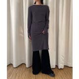 【Pasterip】One shoulder rib tunic | PAL GROUP OUTLET | 詳細画像1