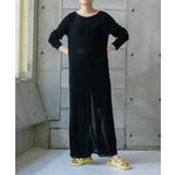 BLACK | 【Pasterip】Sheer rib zip dress | PAL GROUP OUTLET
