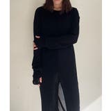 【Pasterip】Sheer rib zip dress | PAL GROUP OUTLET | 詳細画像9