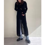 【Pasterip】Sheer rib zip dress | PAL GROUP OUTLET | 詳細画像14