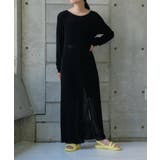 【Pasterip】Sheer rib zip dress | PAL GROUP OUTLET | 詳細画像1