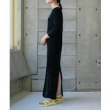 【Pasterip】Sheer rib zip dress | PAL GROUP OUTLET | 詳細画像6