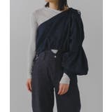 【Pasterip】One shoulder denim top | PAL GROUP OUTLET | 詳細画像2