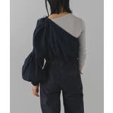 【Pasterip】One shoulder denim top | PAL GROUP OUTLET | 詳細画像3