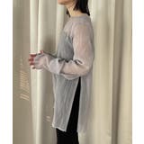 【Pasterip】Embossing organdy sheer tunic | PAL GROUP OUTLET | 詳細画像3