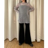 【Pasterip】Embossing organdy sheer tunic | PAL GROUP OUTLET | 詳細画像4