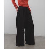 BLK | 【Pasterip】Tencel easy wide slacks | PAL GROUP OUTLET