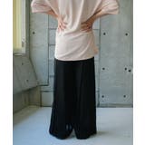 【Pasterip】Sheer pleated pants | PAL GROUP OUTLET | 詳細画像9