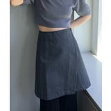 【Pasterip】Nep denim wrap skirt | PAL GROUP OUTLET | 詳細画像1