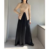 【Pasterip】Acetate flared big skirt | PAL GROUP OUTLET | 詳細画像12