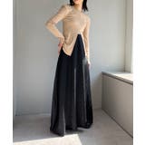 【Pasterip】Acetate flared big skirt | PAL GROUP OUTLET | 詳細画像15