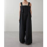 BLK | 【earthy_】ボリュームサロペット | PAL GROUP OUTLET