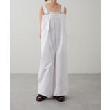 WHT | 【earthy_】ボリュームサロペット | PAL GROUP OUTLET