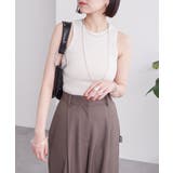 L/GRY | 【mystic】リブタンクトップ | PAL GROUP OUTLET