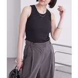 BLK | 【mystic】リブタンクトップ | PAL GROUP OUTLET