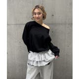 BLK | 【WHO'S WHO gallery】オフショルビッグトップス | PAL GROUP OUTLET