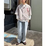【CIAOPANIC TYPY】【S.G】音良倶楽部刺繍チェックシャツ | PAL GROUP OUTLET | 詳細画像2