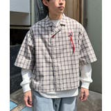 【CIAOPANIC TYPY】【S.G】音良倶楽部刺繍チェックシャツ | PAL GROUP OUTLET | 詳細画像3