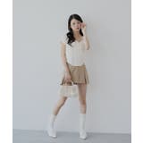 【Chico】ボレロデザイン柄編みニット | PAL GROUP OUTLET | 詳細画像3