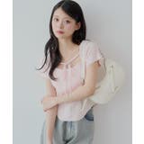 PNK | 【Chico】ボレロデザイン柄編みニット | PAL GROUP OUTLET