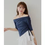 【Chico】ドレープニット+レースペプラムキャミSET | PAL GROUP OUTLET | 詳細画像21