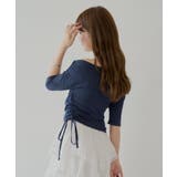 【Chico】ドレープニット+レースペプラムキャミSET | PAL GROUP OUTLET | 詳細画像24